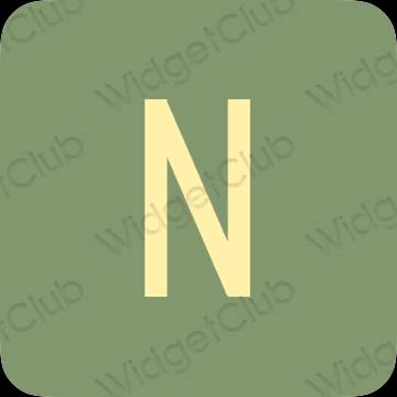 ესთეტიკური Netflix აპლიკაციის ხატები