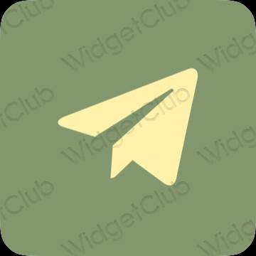 ესთეტიკური Telegram აპლიკაციის ხატები