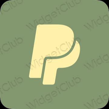 Ikon apl Paypal Estetik