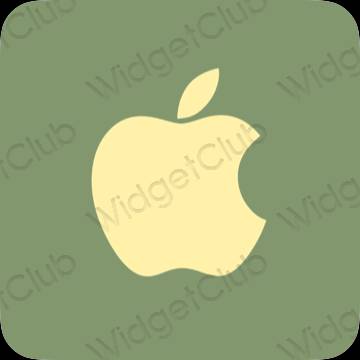 ესთეტიკური Apple Store აპლიკაციის ხატები