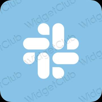 ესთეტიკური Slack აპლიკაციის ხატები