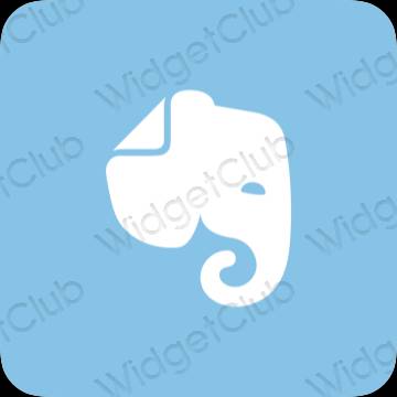 Ikon apl Evernote Estetik