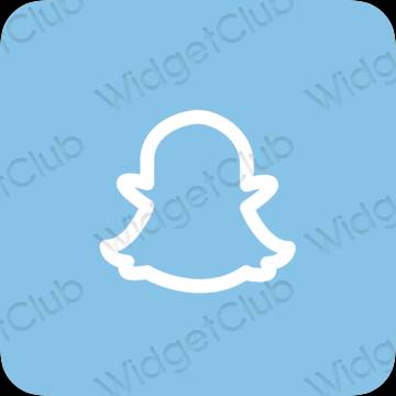 ესთეტიკური snapchat აპლიკაციის ხატები