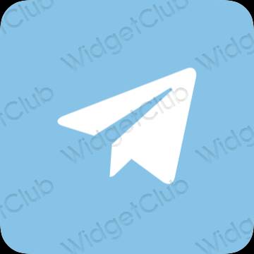 ესთეტიკური Telegram აპლიკაციის ხატები