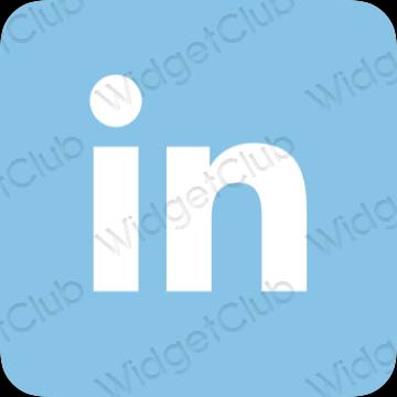 ესთეტიკური Linkedin აპლიკაციის ხატები