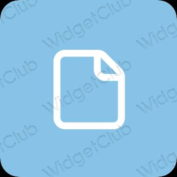 ესთეტიკური Files აპლიკაციის ხატები