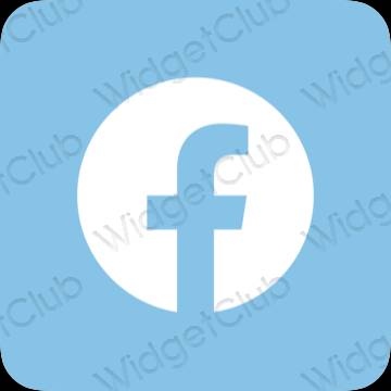 ესთეტიკური Facebook აპლიკაციის ხატები