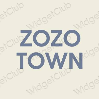 Aesthetic ZOZOTOWN app icons