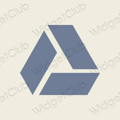 Ikon apl Google Drive Estetik