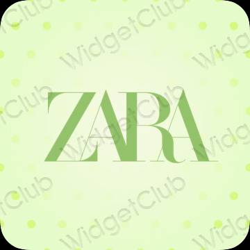 ესთეტიკური ZARA აპლიკაციის ხატები