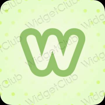 ესთეტიკური Weebly აპლიკაციის ხატები