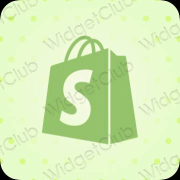 ესთეტიკური Shopify აპლიკაციის ხატები
