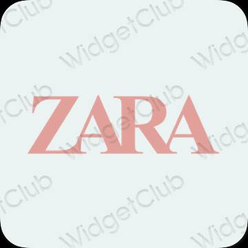 ესთეტიკური ZARA აპლიკაციის ხატები