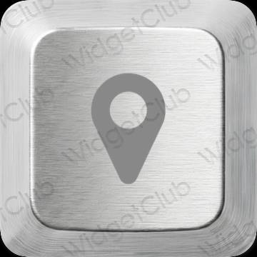 Esthetische Map app-pictogrammen