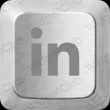 ესთეტიკური Linkedin აპლიკაციის ხატები