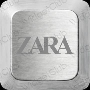ესთეტიკური ZARA აპლიკაციის ხატები