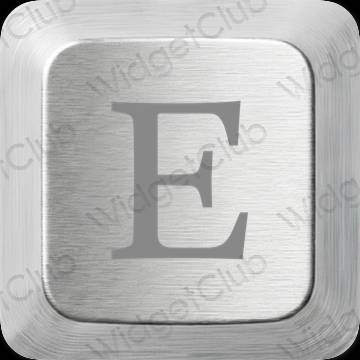 ესთეტიკური Etsy აპლიკაციის ხატები