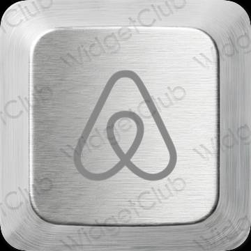 ესთეტიკური Airbnb აპლიკაციის ხატები