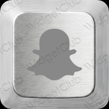 ესთეტიკური snapchat აპლიკაციის ხატები