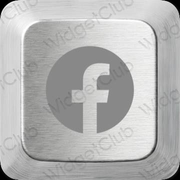 ესთეტიკური Facebook აპლიკაციის ხატები
