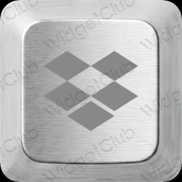 ესთეტიკური Dropbox აპლიკაციის ხატები