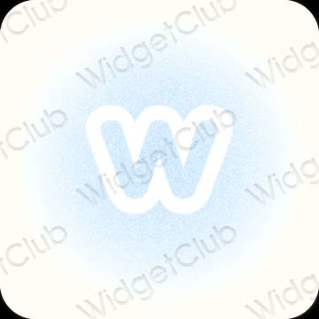 Esthetische Weebly app-pictogrammen