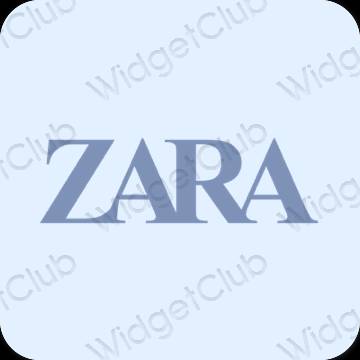 Stijlvol paars ZARA app-pictogrammen