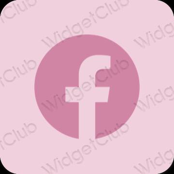 Aesthetic Facebook app icons