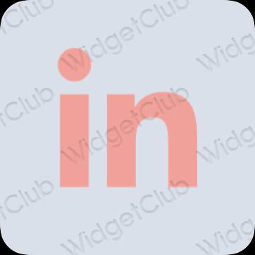 ესთეტიკური Linkedin აპლიკაციის ხატები