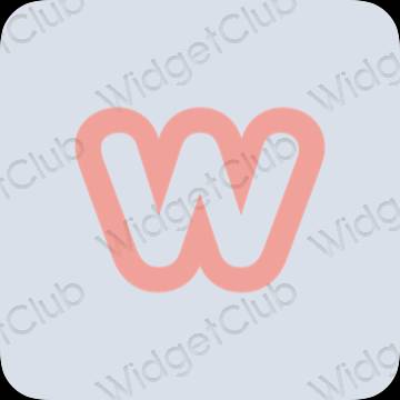 ესთეტიკური Weebly აპლიკაციის ხატები