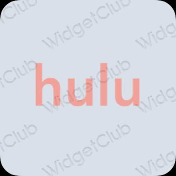 ესთეტიკური hulu აპლიკაციის ხატები