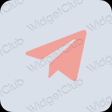 ესთეტიკური Telegram აპლიკაციის ხატები