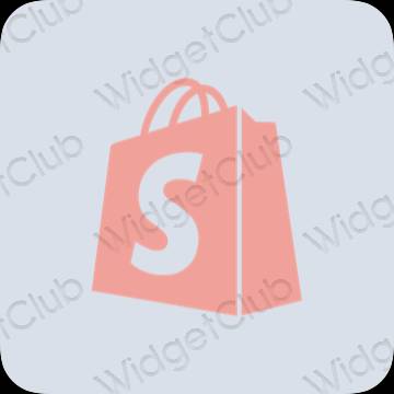 ესთეტიკური Shopify აპლიკაციის ხატები