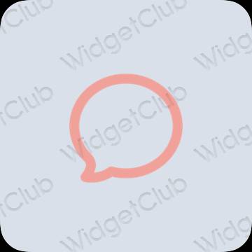 Эстетические Messages значки приложений