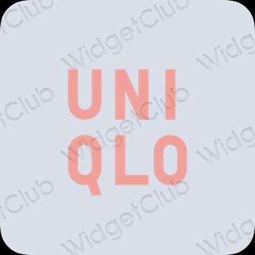 ესთეტიკური UNIQLO აპლიკაციის ხატები
