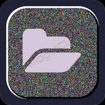 Aesthetic Files app icons