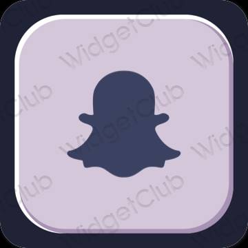 Aesthetic snapchat app icons