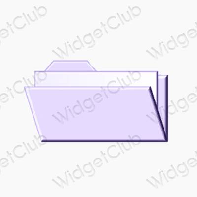Aesthetic Files app icons