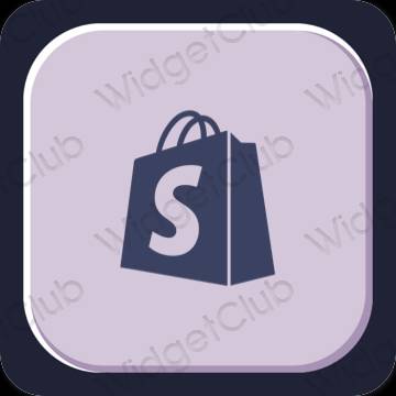 Pictograme pentru aplicații Shopify estetice