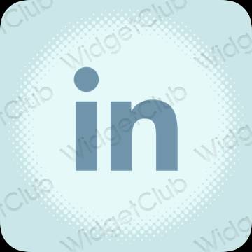 ესთეტიკური Linkedin აპლიკაციის ხატები