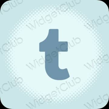 ესთეტიკური Tumblr აპლიკაციის ხატები