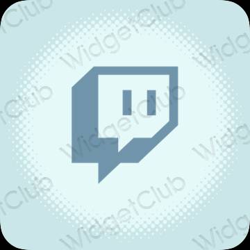 ესთეტიკური Twitch აპლიკაციის ხატები