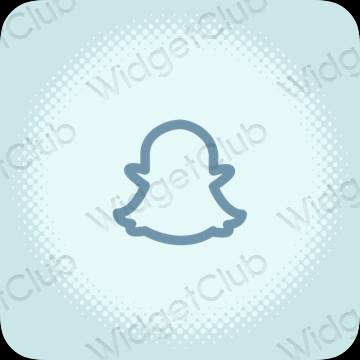 ესთეტიკური snapchat აპლიკაციის ხატები