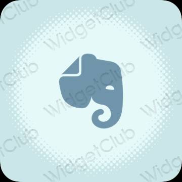 Ikon apl Evernote Estetik