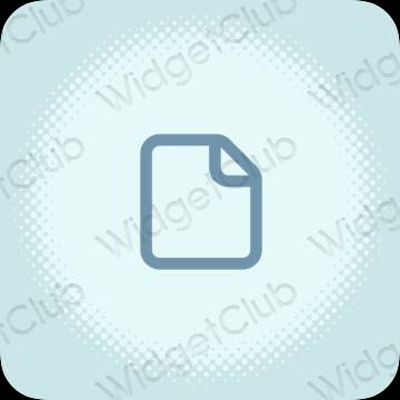 ესთეტიკური Files აპლიკაციის ხატები
