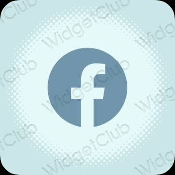 ესთეტიკური Facebook აპლიკაციის ხატები