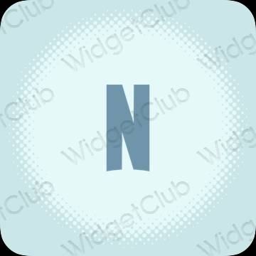 ესთეტიკური Netflix აპლიკაციის ხატები