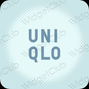 ესთეტიკური UNIQLO აპლიკაციის ხატები