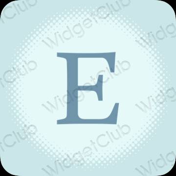 ესთეტიკური Etsy აპლიკაციის ხატები