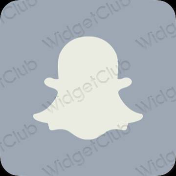 ესთეტიკური snapchat აპლიკაციის ხატები